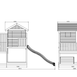 Sweet leget�rn trykimpr�gneret med gr�n rutsjebane