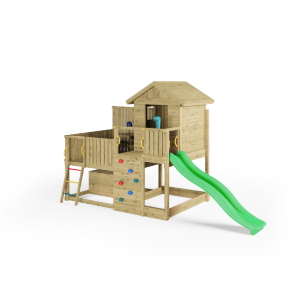 Sweet leget�rn trykimpr�gneret med gr�n rutsjebane