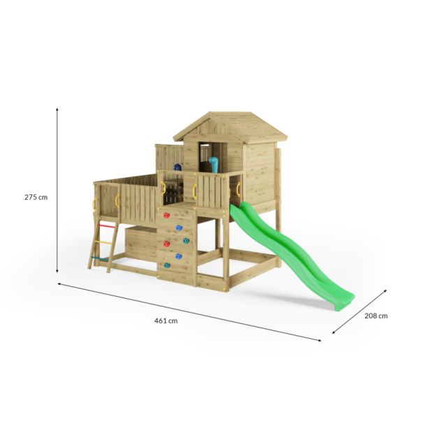 Sweet leget�rn trykimpr�gneret med gr�n rutsjebane