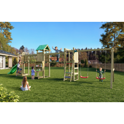 Space leget�rn trykimpr�gneret med gr�n rutsjebane