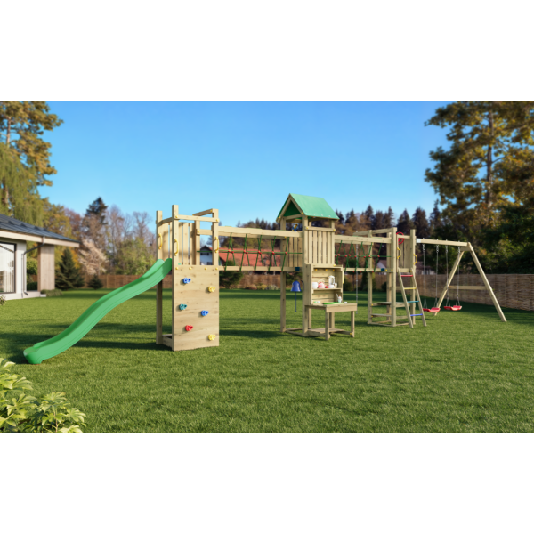 Space leget�rn trykimpr�gneret med gr�n rutsjebane