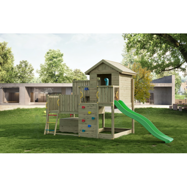 Sweet leget�rn trykimpr�gneret med gr�n rutsjebane