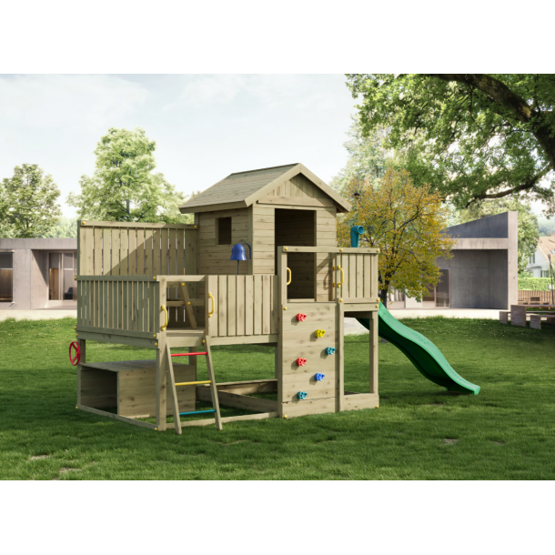 Sweet leget�rn trykimpr�gneret med gr�n rutsjebane