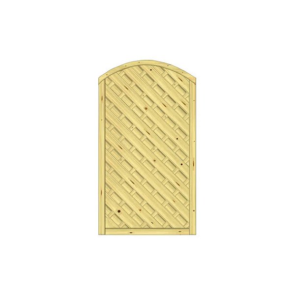 Saragossa lamellge med bue 100x180/161 (BxH)