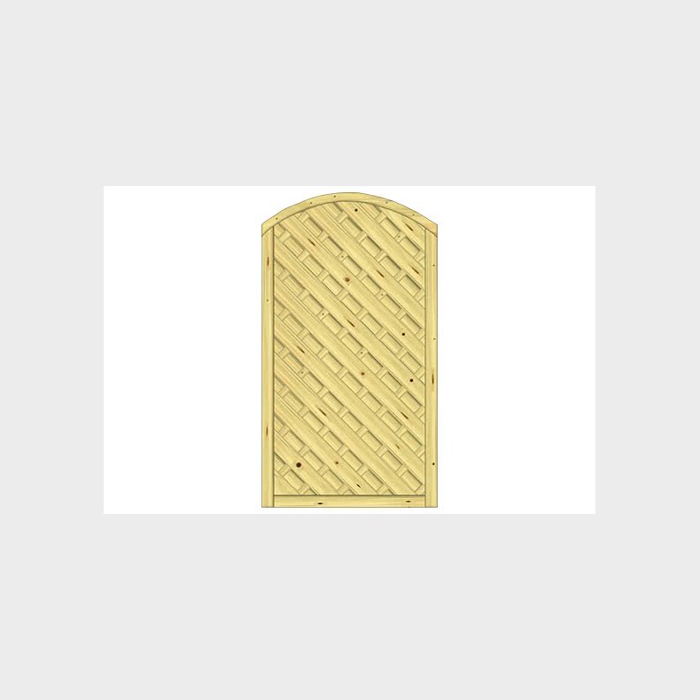 Saragossa lamellge med bue 100x180/161 (BxH)