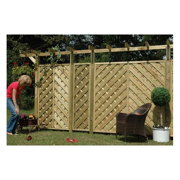 Saragossa lamelhegn 100x180cm (BxH)