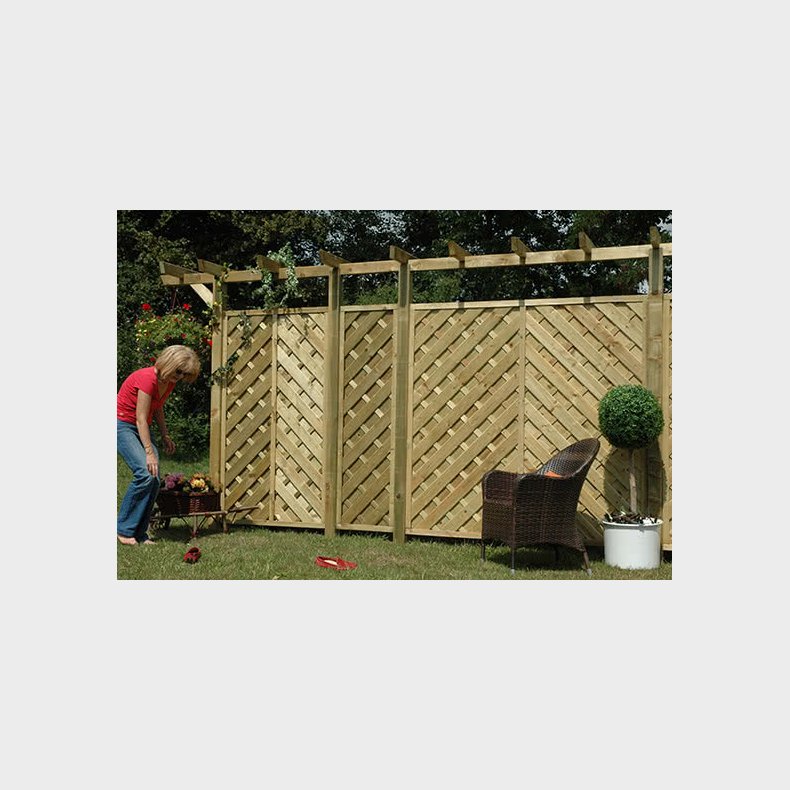 Saragossa lamelhegn 100x180cm