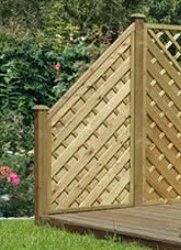 Saragossa lamelhegn skrfag 90x180/90cm (BxH)