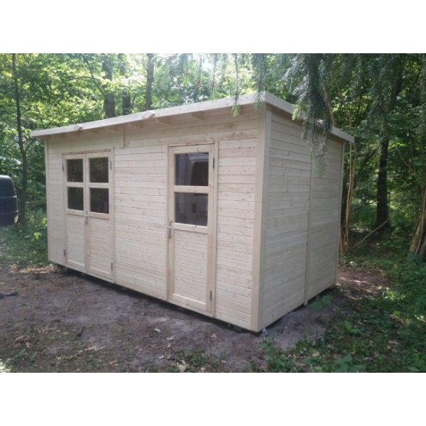 Saunte model 2 redskabsskur umalet p 10,5m2