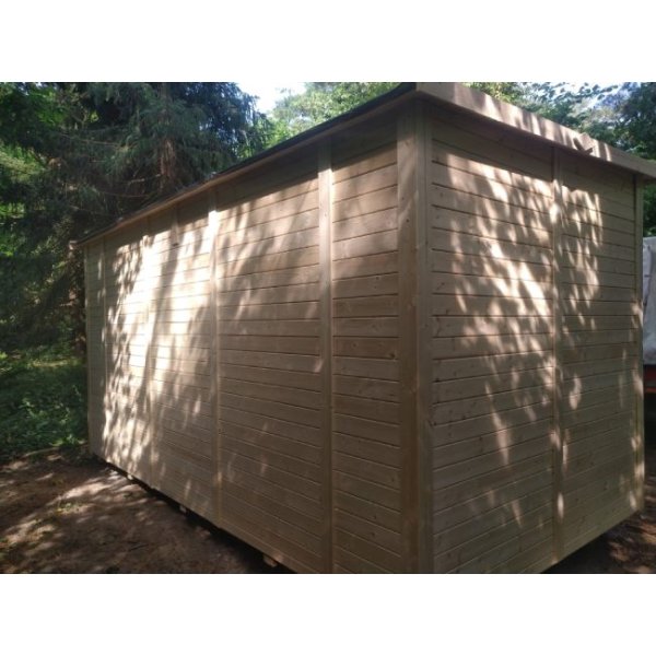 Saunte model 2 redskabsskur umalet p 10,5m2