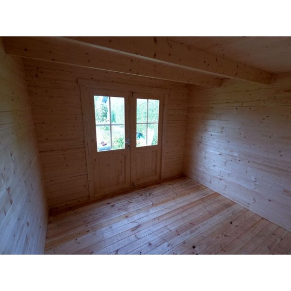 Redskabsskur model Sebbelev 7,8 m&sup2; + udhng 10,76 m&sup2; - Guldklasse