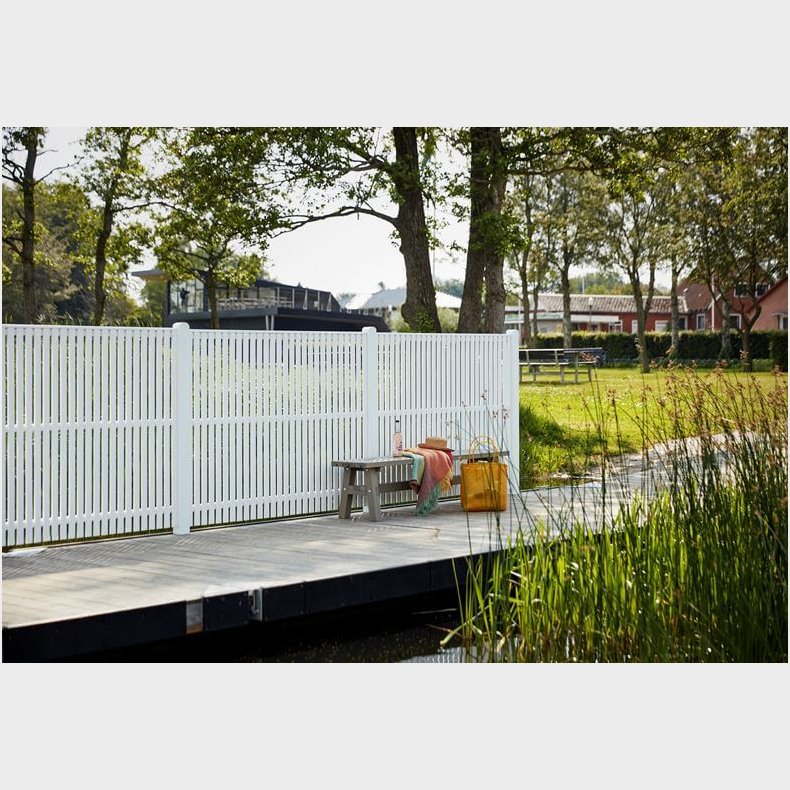 Sendai hegn i hvid 180x140cm (BxH)