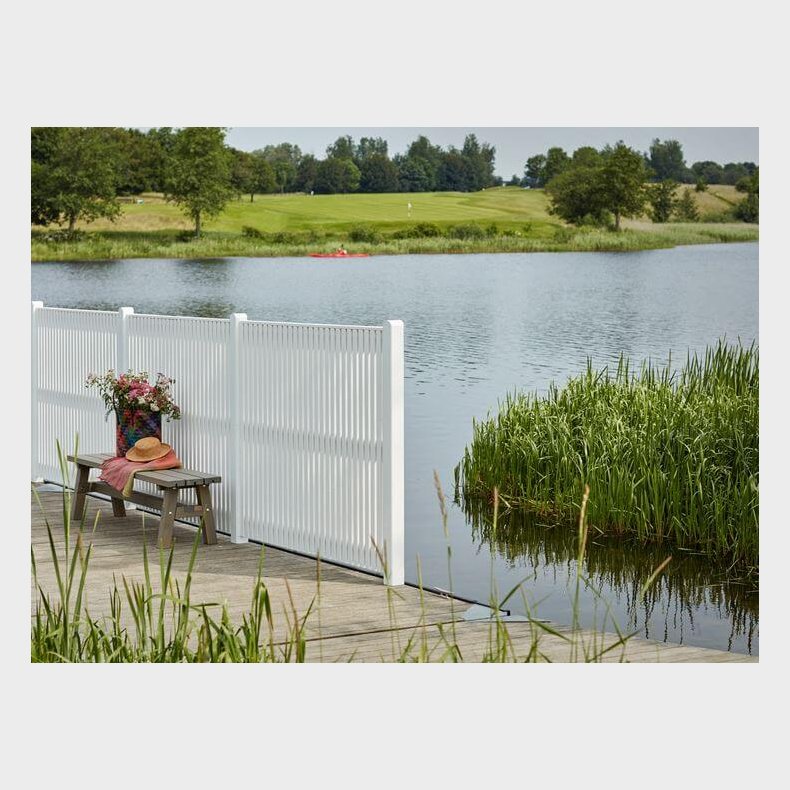 Sendai hegn i hvid 180x140cm (BxH)