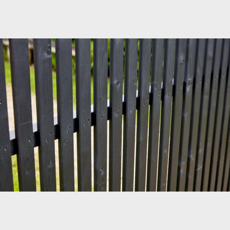 Sendai hegn i sort 180x180cm (BxH)