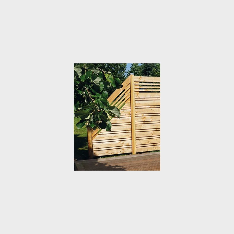 Calabria hegn i lrk 90x180/90cm (BxH) (falder mod venstre)