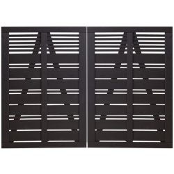 Silence dobbeltlge i sort 200x140cm (BxH)