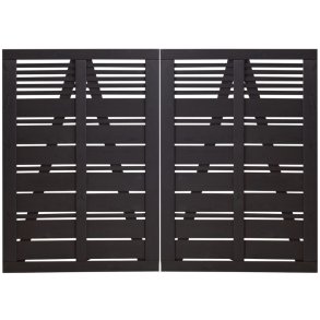 Silence dobbeltlge i sort 200x140cm (BxH)