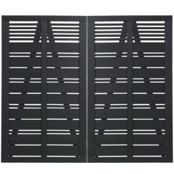 Silence dobbeltlge i sort 200x170cm (BxH)