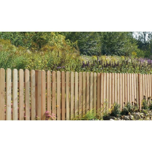 Skagen stakit i lrk model "Friis" 180x80cm (BxH)