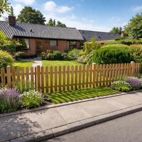 Skagen stakit lige 180x80cm (BxH)