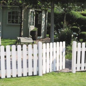 Skagen stakit i grundmalet gr/hvid model 