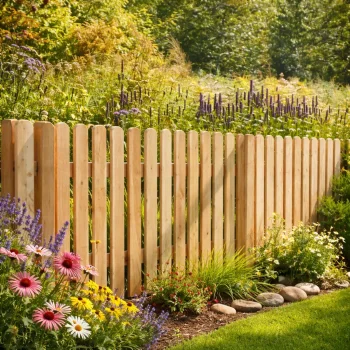 Skagen stakit i l�rk model "Friis" 180x80cm (BxH)