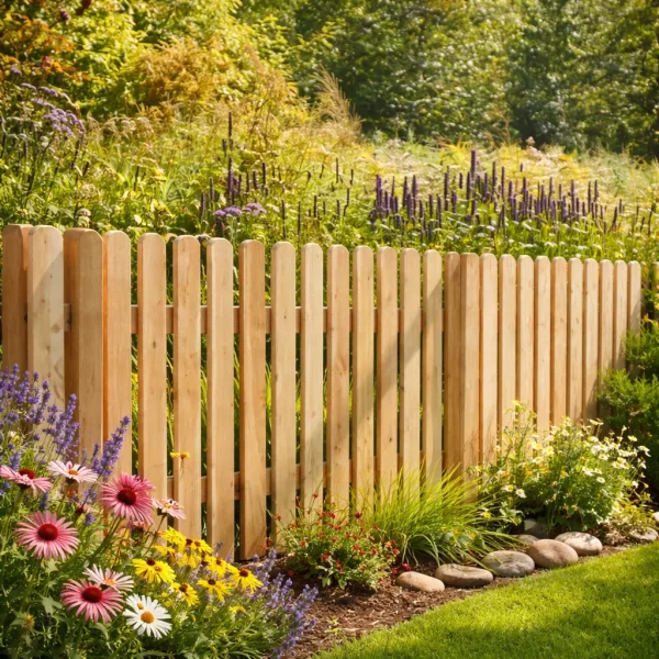 Skagen stakit i l�rk model "Friis" 180x80cm (BxH)