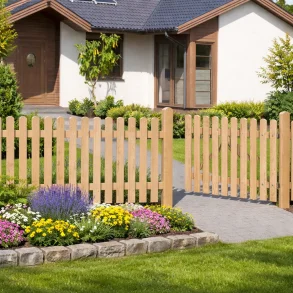 Skagen stakithegn 180x80cm (BxH)  i l�rketr� - model Odense