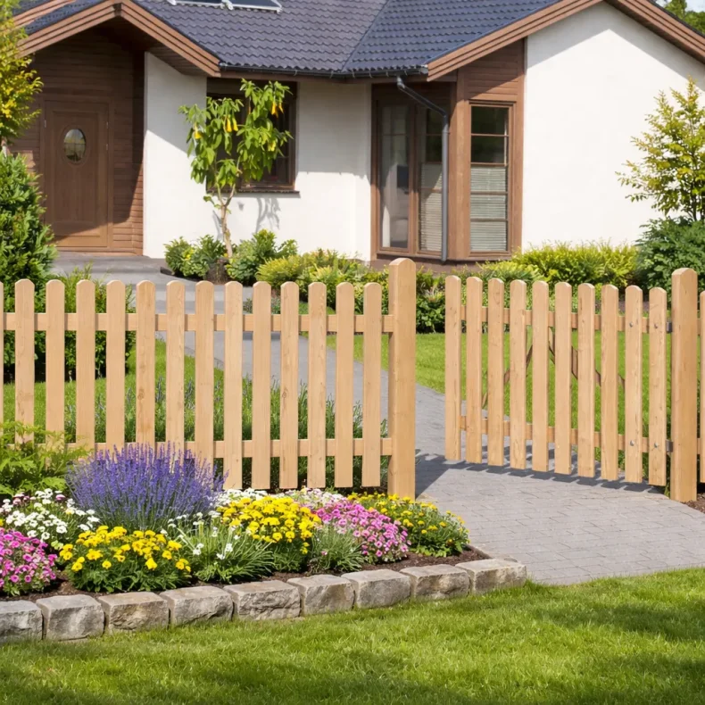 Skagen stakithegn 180x80cm (BxH)  i l�rketr� - model Odense