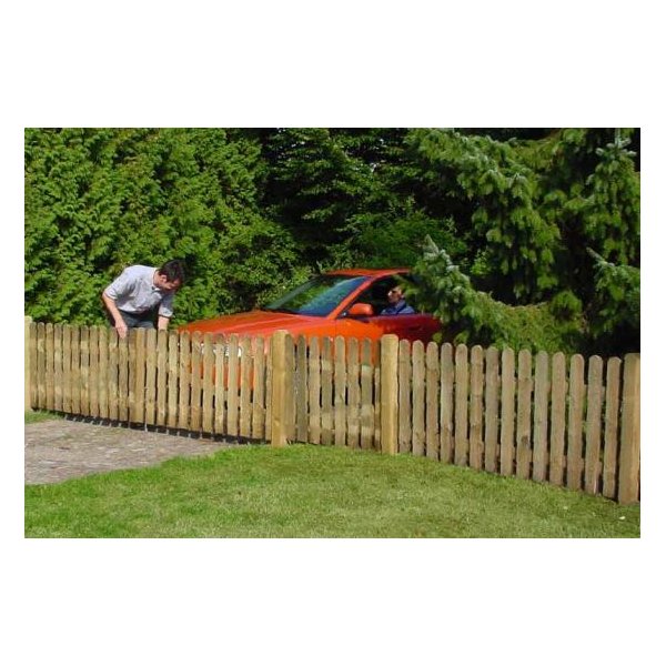 Skagen stakit lge i trykimprgneret tr model "Storm" 100x80cm (BxH)