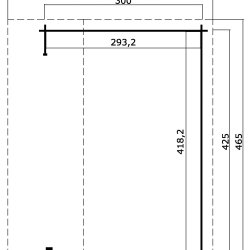 Skjern ben pavillon med 34mm bjlker p 12,3m2