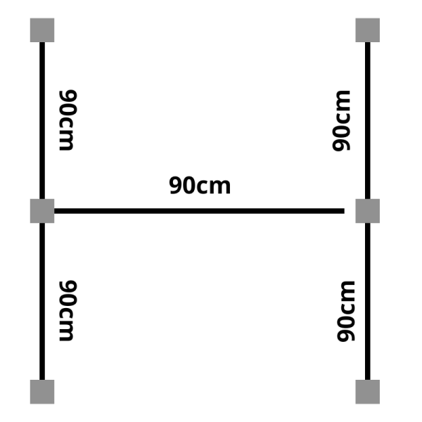 Nice Premium skraldespandsskjuler til deling mellem naboer