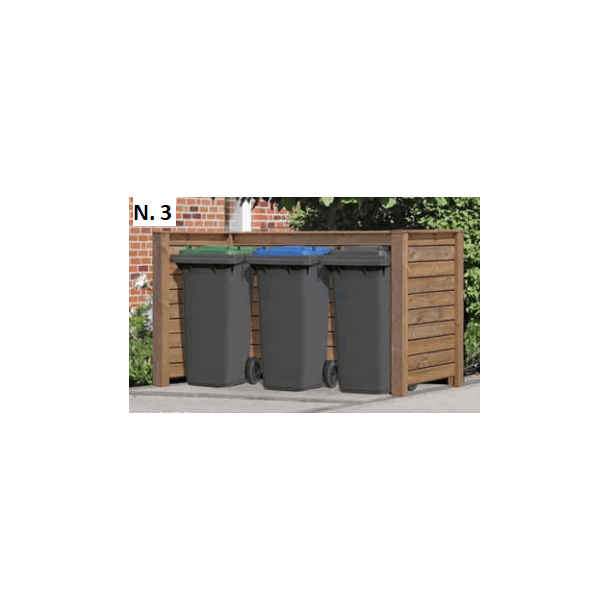 Bravo skraldespandsskjulere