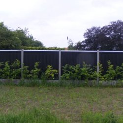 Lgtehegn trykimp. gran. sortmalet 189x120cm (150cm over jord)