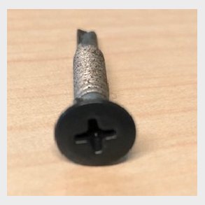 Lefkas facadeskrue med borespids i mrk antracit (25 stk.) (primrt til hjrnelister)