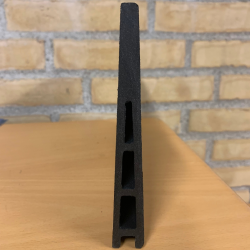 Stockholm komposithegn med aluminiumsstolper - Slvklasse