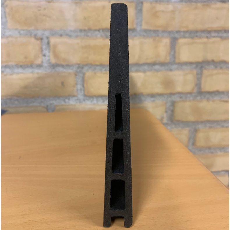 Stockholm komposithegn dobbeltklink med stlstolper &#150; Slvklasse