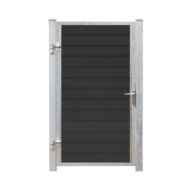 Stockholm enkeltlge i komposit inkl. stolper 97cm i bredden x den valgte hjde