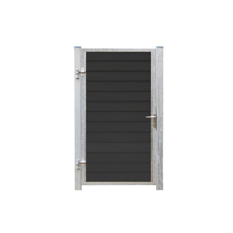 Stockholm enkeltlge i komposit inkl. stolper 97cm i bredden x den valgte hjde