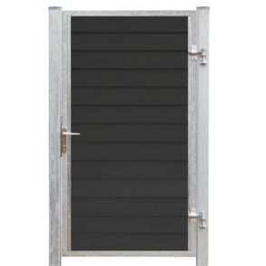 Stockholm enkeltlge i komposit inkl. stolper 97cm i bredden x den valgte hjde