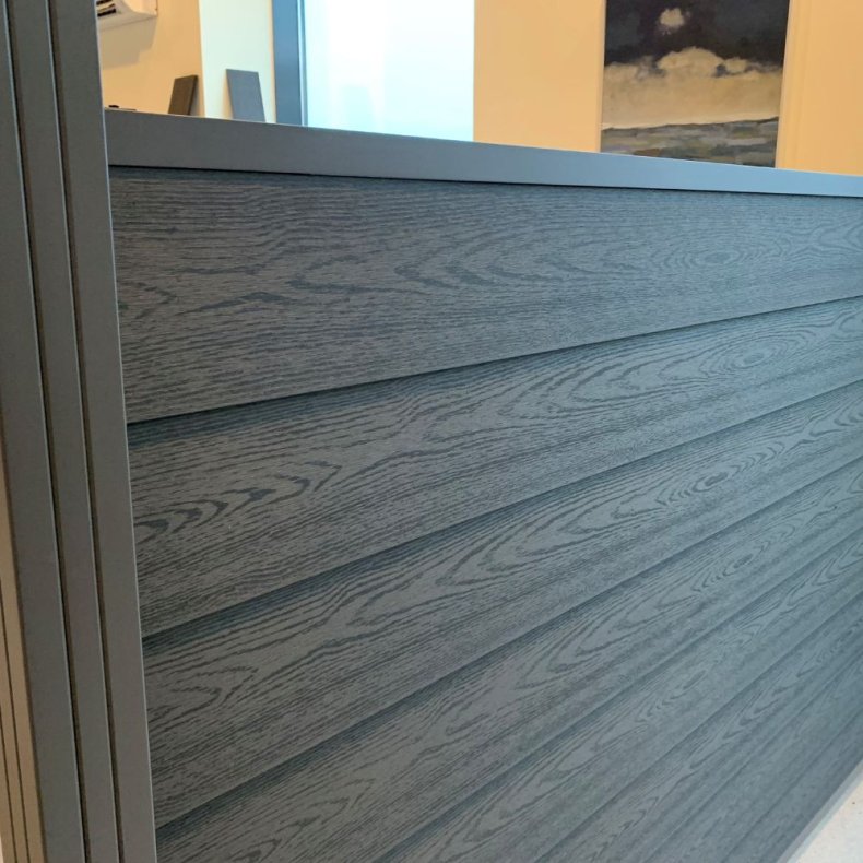 Kompositbrt i mrk antracit 180x15x2cm (LxHxT) - Model Stockholm