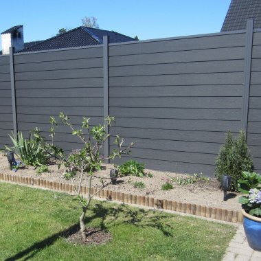 Komposithegn inkl. alustolper og tilbehør