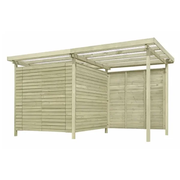 Bronzeklasse: Jmkiil redskabsskur model Stockholm 4,33m2 + 4,33m2 udhng