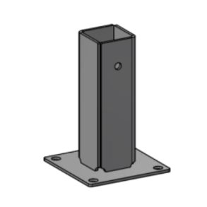 Stolpefod til Tisvilde dobbeltlge stolper