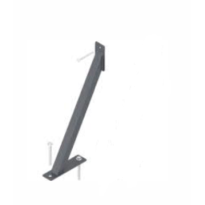 Stormanker pulverlakeret antracit 5x30x50cm (BxDxH)