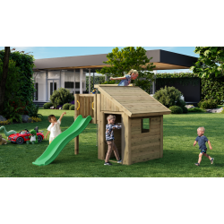 Tibalu leget�rn trykimpr�gneret med gr�n rutsjebane