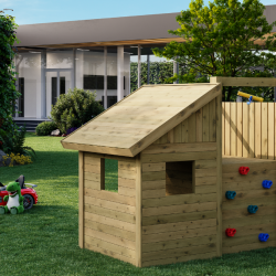 Tibalu leget�rn trykimpr�gneret med gr�n rutsjebane