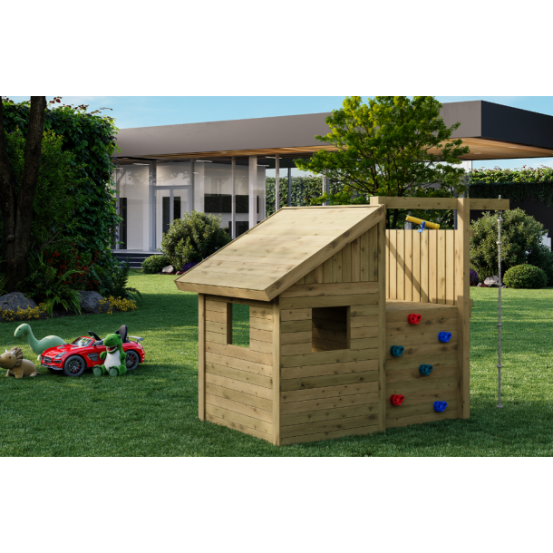 Tibalu leget�rn trykimpr�gneret med gr�n rutsjebane