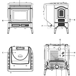 Teodora rustik pilleovn i sort (150m2) 