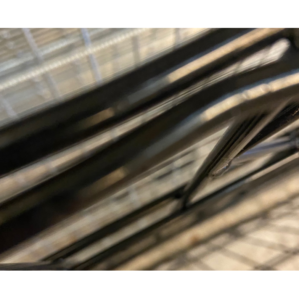 B�jet/skadet Tisvilde panelhegn 200x95 cm � sort dekorhegn med elegant design Lagersalg